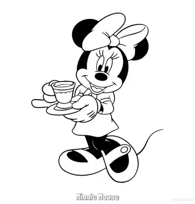 Free printable Minnie Mouse 21 Coloring Page - Free Printable Mickey Mouse & Friends PDFS Coloring Sheets coloring page
