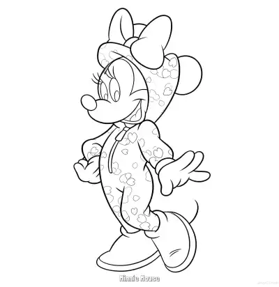 Free printable Minnie Mouse 29 Coloring Page - Free Printable Mickey Mouse & Friends PDFS Coloring Sheets coloring page