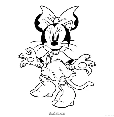 Free printable Minnie Mouse 3 Coloring Page - Free Printable Mickey Mouse & Friends PDFS Coloring Sheets coloring page