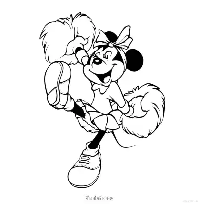 Free printable Minnie Mouse 8 Coloring Page - Free Printable Mickey Mouse & Friends PDFS Coloring Sheets coloring page