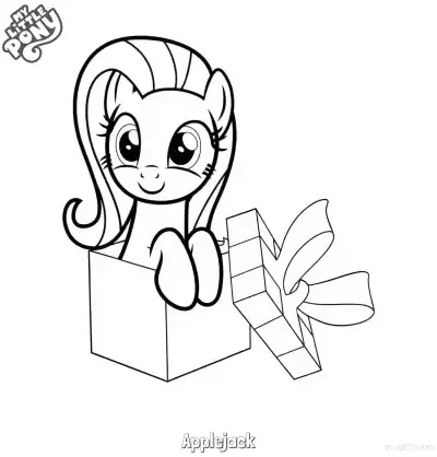 Free printable Applejack 12 Coloring Page - Free Printable My Little Pony Unicorn PDFS Coloring Sheets coloring page