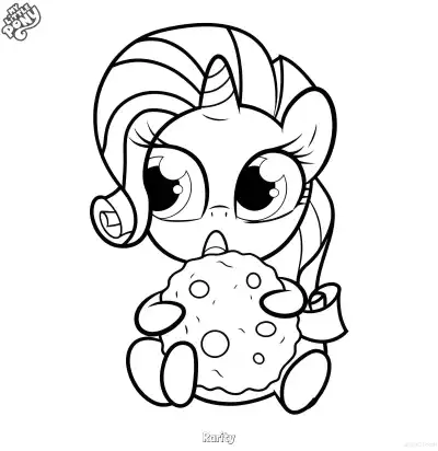 Free printable Rarity 13 Coloring Page - Free Printable My Little Pony Unicorn PDFS Coloring Sheets coloring page