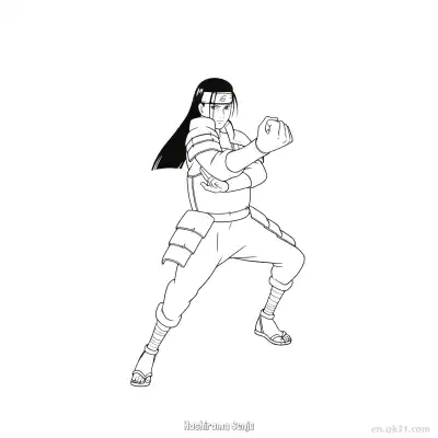 Free printable Hashirama Senju Battle Ready Stance Naruto Coloring Page  coloring page