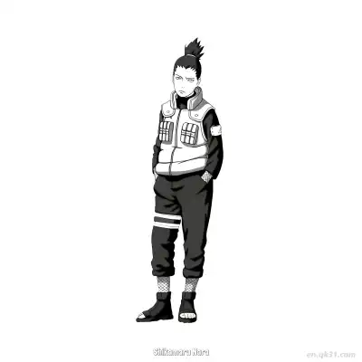 Free printable Shikamaru Nara Thinking Shadow Jutsu Naruto Coloring Page  coloring page