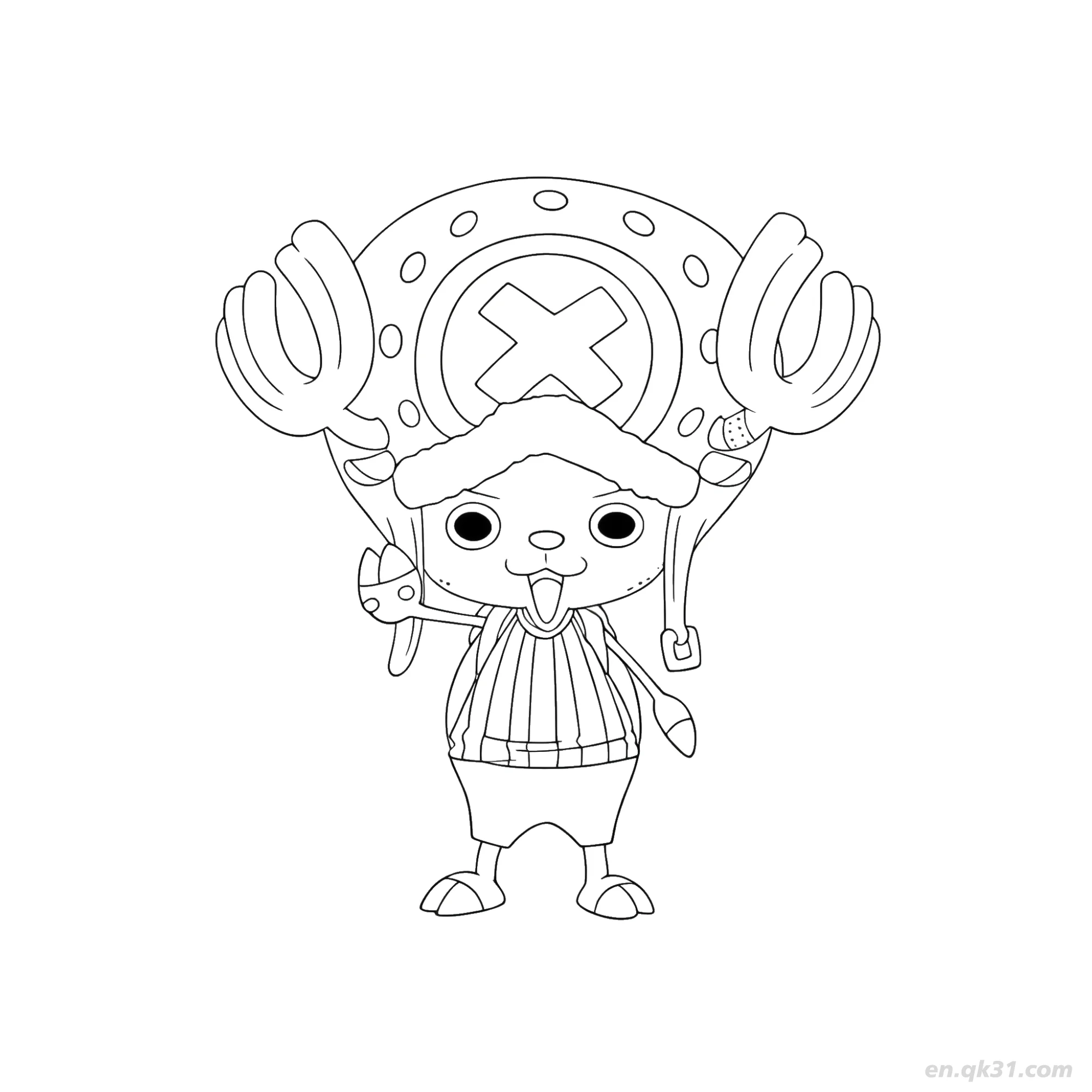 Eustass Kid Close Up Raging One Piece Coloring  – Free Printable Coloring Page for Kids and Adults