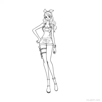 Free printable Eustass Kid Metal Arm Fighting One Piece Coloring  coloring page