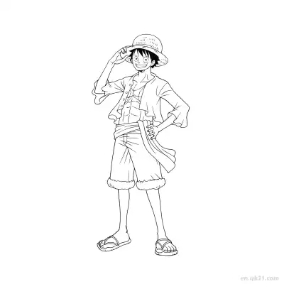 Free printable Franky Wano Arc Battle Ready Pose One Piece Coloring  coloring page