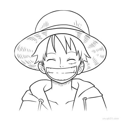 Free printable Luffy Gear Fourth Full Battle One Piece Coloring  coloring page