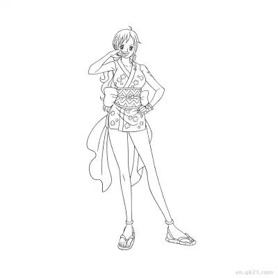 Free printable Trafalgar Law Full Body Combat One Piece Coloring  coloring page