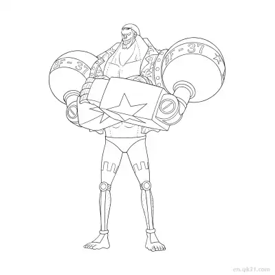Free printable Zoro Wano Arc Sword Side Pose One Piece Coloring  coloring page
