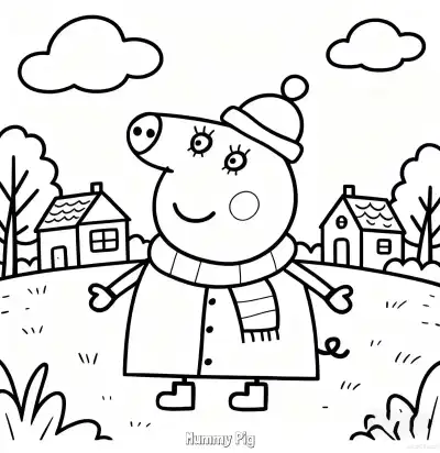 Free printable Mummy Pig 2 Coloring Page - Free Printable Peppa Pig PDFS Coloring Sheets coloring page