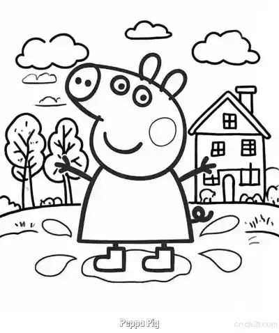 Free printable Peppa Pig 2 Coloring Page - Free Printable Peppa Pig PDFS Coloring Sheets coloring page