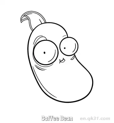 Free printable Coffee Bean  Coloring Page - Free Printable Plants vs Zombies PDFS Coloring Sheets coloring page