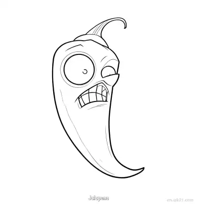 Free printable Jalapeno  Coloring Page - Free Printable Plants vs Zombies PDFS Coloring Sheets coloring page