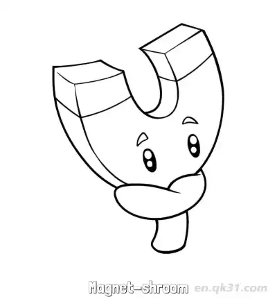 Free printable Magnet-shroom  Coloring Page - Free Printable Plants vs Zombies PDFS Coloring Sheets coloring page