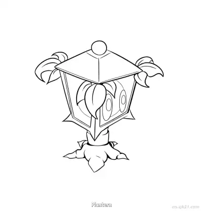 Free printable Plantern  Coloring Page - Free Printable Plants vs Zombies PDFS Coloring Sheets coloring page
