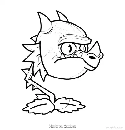 Free printable Plants vs. Zombies 6 Coloring Page - Free Printable Plants vs Zombies PDFS Coloring Sheets coloring page
