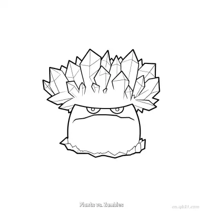 Free printable Plants vs. Zombies 7 Coloring Page - Free Printable Plants vs Zombies PDFS Coloring Sheets coloring page
