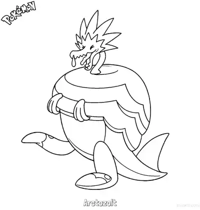 Free printable Arctozolt Coloring Page - Free Printable Pokemon Coloring Sheets coloring page