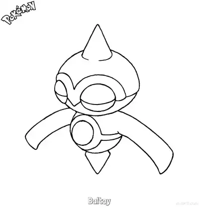 Free printable Baltoy Coloring Page - Free Printable Pokemon Coloring Sheets coloring page