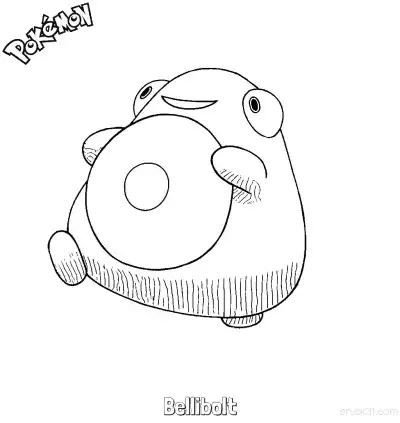 Free printable Bellibolt Coloring Page - Free Printable Pokemon Coloring Sheets coloring page