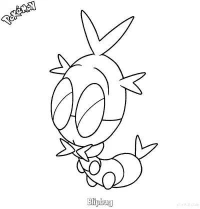 Free printable Blipbug2 Coloring Page - Free Printable Pokemon Coloring Sheets coloring page