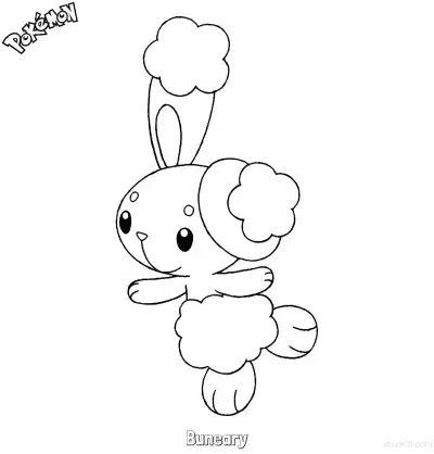 Free printable Buneary Coloring Page - Free Printable Pokemon Coloring Sheets coloring page
