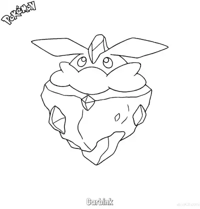 Free printable Carbink Coloring Page - Free Printable Pokemon Coloring Sheets coloring page