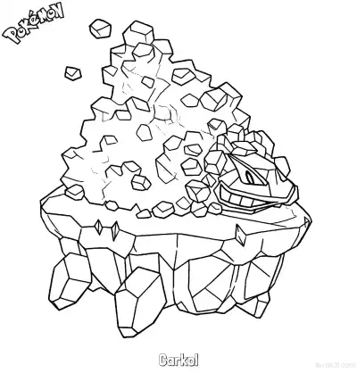 Free printable Carkol Coloring Page - Free Printable Pokemon Coloring Sheets coloring page