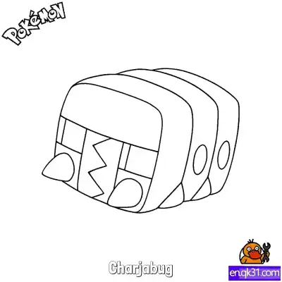 Free printable Charjabug Coloring Page - Free Printable Pokemon Coloring Sheets coloring page