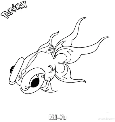 Free printable Chi-Yu Coloring Page - Free Printable Pokemon Coloring Sheets coloring page