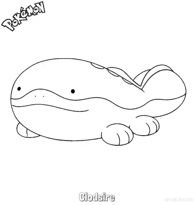 Free printable Clodsire Coloring Page - Free Printable Pokemon Coloring Sheets coloring page