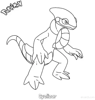 Free printable Cyclizar Coloring Page - Free Printable Pokemon Coloring Sheets coloring page