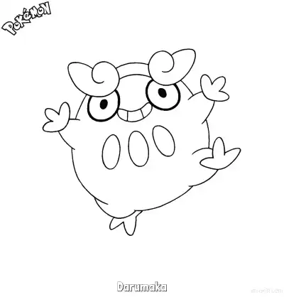 Free printable Darumaka Coloring Page - Free Printable Pokemon Coloring Sheets coloring page
