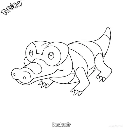 Free printable Dusknoir Coloring Page - Free Printable Pokemon Coloring Sheets coloring page