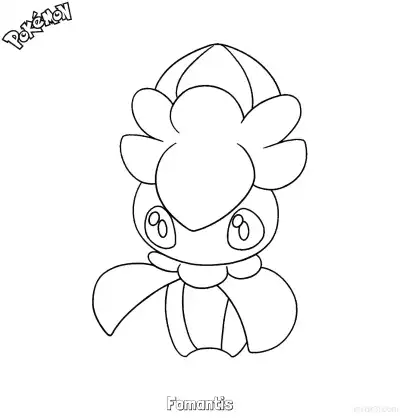 Free printable Fomantis Coloring Page - Free Printable Pokemon Coloring Sheets coloring page