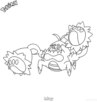Free printable Inkay Coloring Page - Free Printable Pokemon Coloring Sheets coloring page