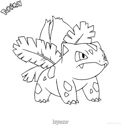 Free printable Ivysaur Coloring Page - Free Printable Pokemon Coloring Sheets coloring page
