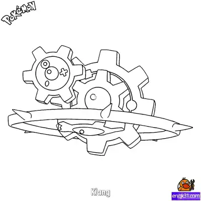 Free printable Klang Coloring Page - Free Printable Pokemon Coloring Sheets coloring page