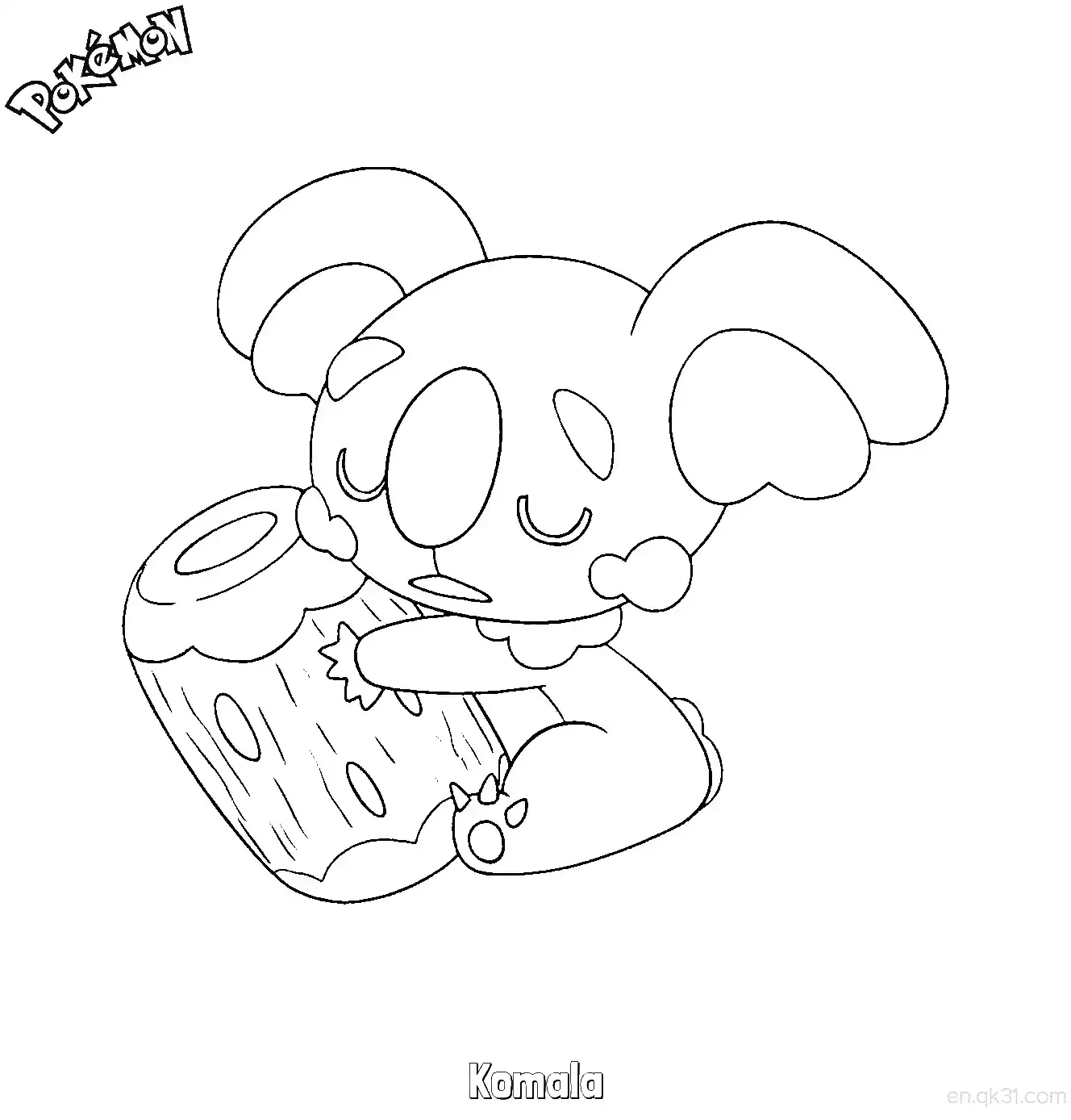 Komala Coloring Page - Free Printable Pokemon Coloring Sheets – Free Printable Coloring Page for Kids and Adults
