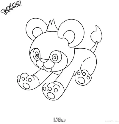 Free printable Litleo Coloring Page - Free Printable Pokemon Coloring Sheets coloring page
