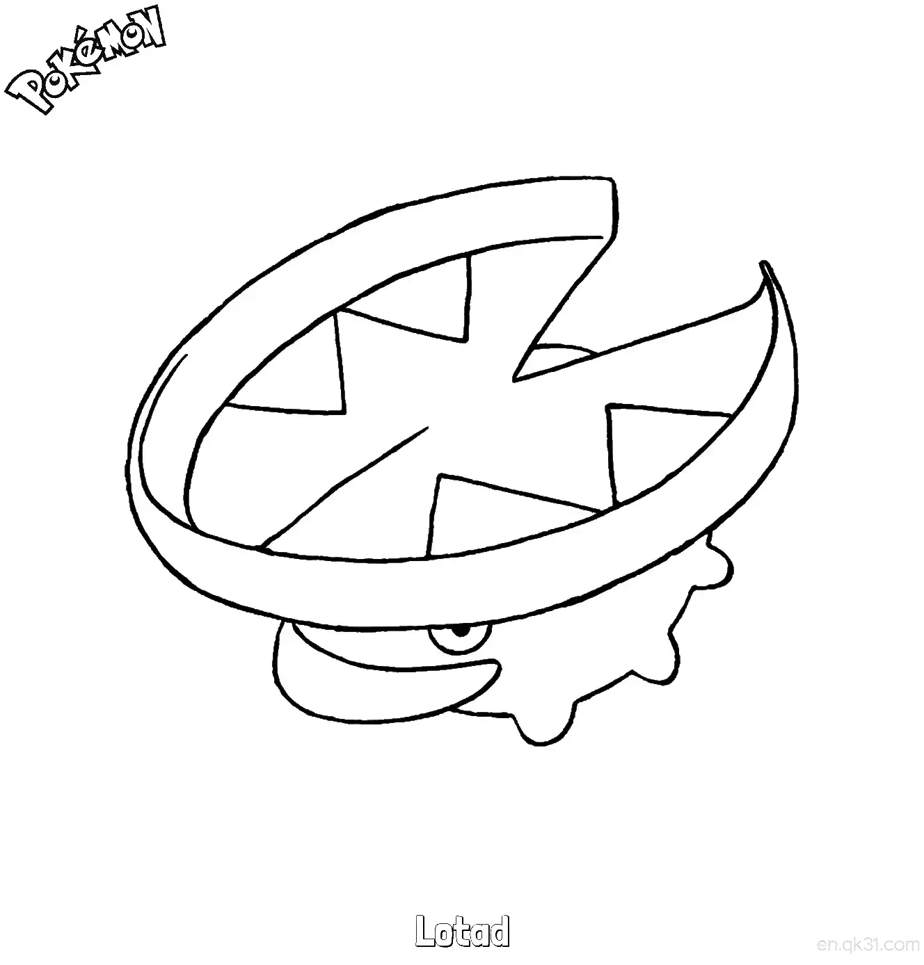 Lotad Coloring Page - Free Printable Pokemon Coloring Sheets – Free Printable Coloring Page for Kids and Adults