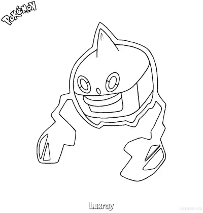 Free printable Luxray Coloring Page - Free Printable Pokemon Coloring Sheets coloring page