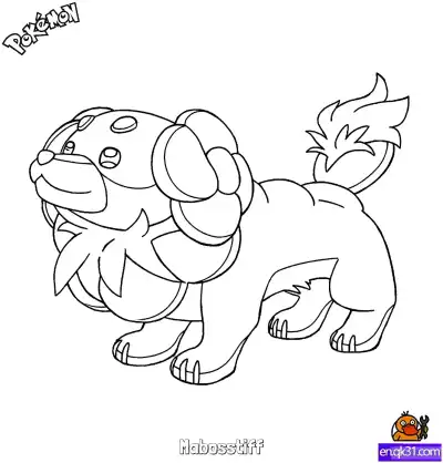Free printable Mabosstiff2 Coloring Page - Free Printable Pokemon Coloring Sheets coloring page