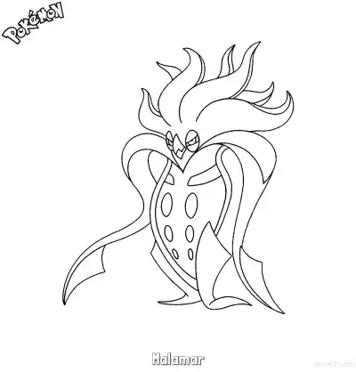 Free printable Malamar Coloring Page - Free Printable Pokemon Coloring Sheets coloring page