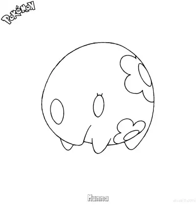 Free printable Munna Coloring Page - Free Printable Pokemon Coloring Sheets coloring page