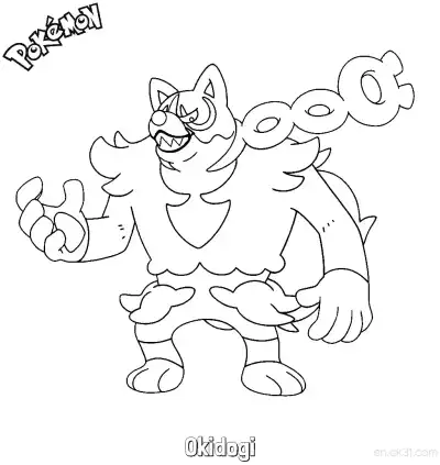 Free printable Okidogi Coloring Page - Free Printable Pokemon Coloring Sheets coloring page