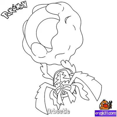 Free printable Orbeetle Coloring Page - Free Printable Pokemon Coloring Sheets coloring page