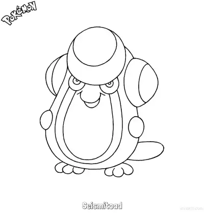Free printable Palpitoad Coloring Page - Free Printable Pokemon Coloring Sheets coloring page