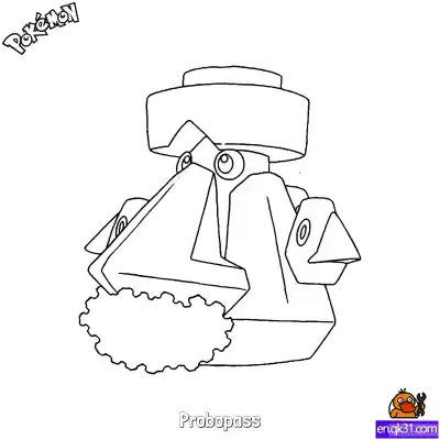 Free printable Probopass Coloring Page - Free Printable Pokemon Coloring Sheets coloring page